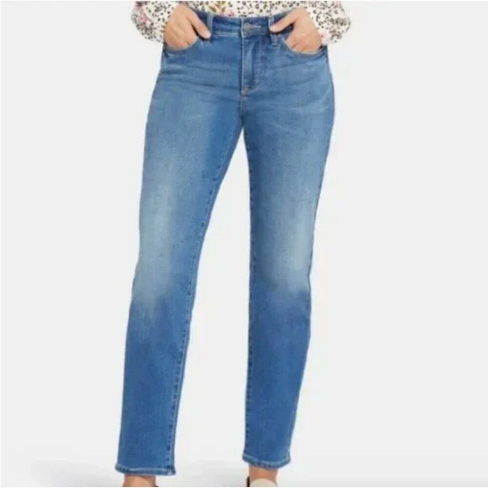 NYDJ Women's Walker High Waist Straight Leg Jeans Size 10